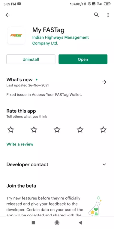 Fastag Recharge App Download